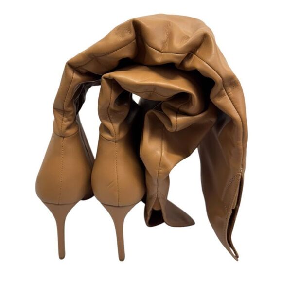 International Concepts INC Over The Knee Boots Size 6.5 Caramel Pointed Toe - Picture 7 of 12